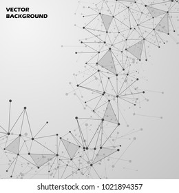 Global network connections with points and lines