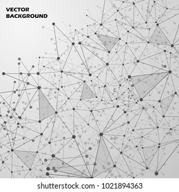 Global network connections with points and lines
