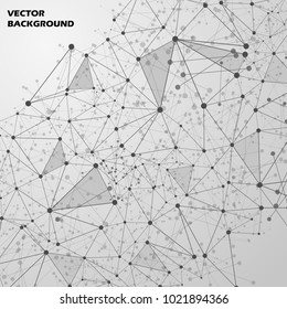 Global network connections with points and lines