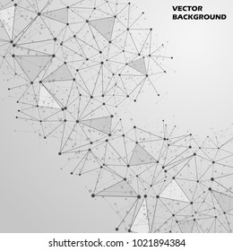 Global network connections with points and lines