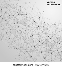 Global network connections with points and lines
