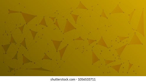 Global network connections with points and lines. Interlinked nodes concept. Scientific presentation background. Network nodes. Molecular, social media, big data cloud structure of connected dots.