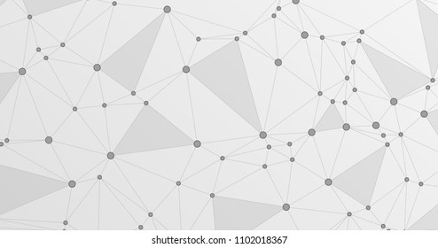 Global Network Connection Polygonal Grid Interlinked Stock Vector ...