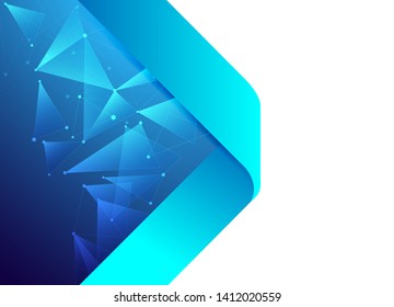 Global network connections with points and lines. Interlinked nodes concept. Scientific presentation background. Network nodes. Molecular, social media, big data cloud structure of connected points.