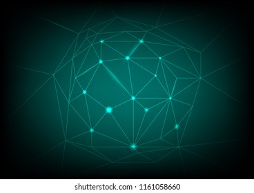 Global network connection,The high-Techstyle for the future world by communicate vector.