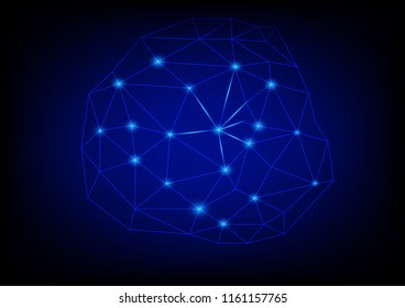 Global network connection,The high-Techstyle for the future world by communicate vector.