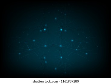 Global network connection,The high-Techstyle for the future world by communicate vector.