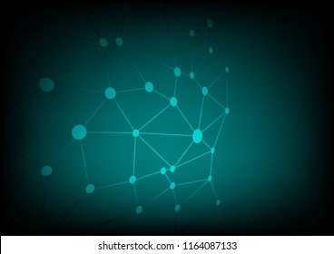 Global network connection,The high-Techstyle for the future world by communicate vector.