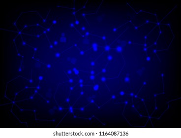Global network connection,The high-Techstyle for the future world by communicate vector.