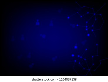 Global network connection,The high-Techstyle for the future world by communicate vector.