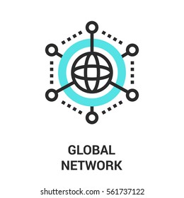 Global Network Icon.