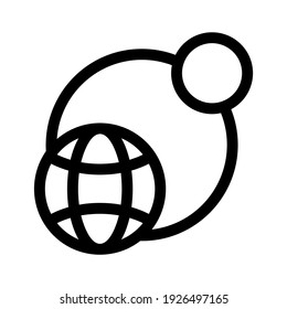 global network icon or logo isolated sign symbol vector illustration - high quality black style vector icons
