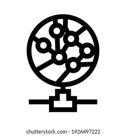global network icon or logo isolated sign symbol vector illustration - high quality black style vector icons
