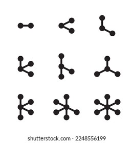 Global network icon, Networking Business icon vector. flat design