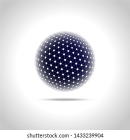 Global network icon vector illustration