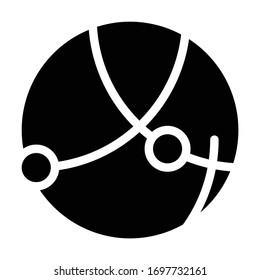 global network internet icon vector