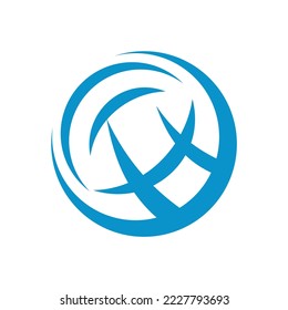 global network logo icon template