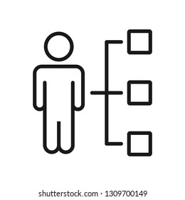 global network. minimal thin line web icon. simple vector illustration outline. concept for infographic, website or app.