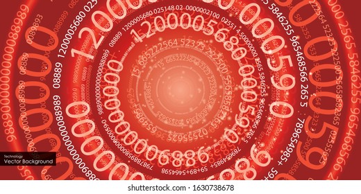 Global network security red background