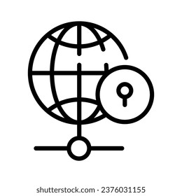 Global Network Security. Network wireless system and internet. World security