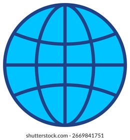 Global Network Simple Vector Icon Collection