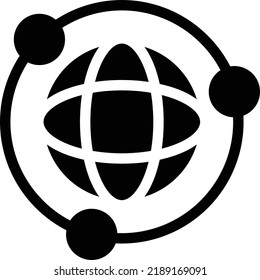 imagen de vectores de red global en un fondo transparente.Símbolos de calidad premium.Icono de vector glifos para diseño de concepto y gráfico.