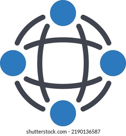 imagen de vectores de red global en un fondo transparente.Símbolos de calidad premium.Icono de vector glifos para diseño de concepto y gráfico.
