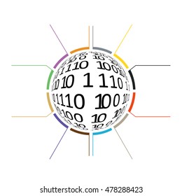 Global network vector.Technology koncept. Social media illustration.Design elements concept.