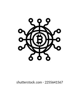 Global Networking icon in vector. Logotype