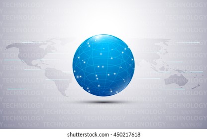global networking technology innovation concept design with text texture pattern background