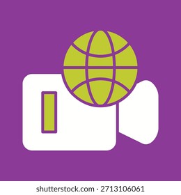 Icono gráfico de Vector creativo de Noticias global