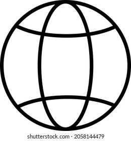 Diseño de icono de esquema global
