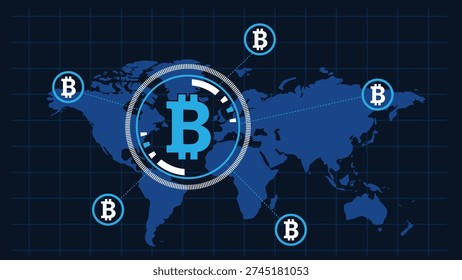Global payment transfer map featuring dynamic light beams connecting major cities across a dark world map. Represents instant cross-border digital payments, fintech innovation, blockchain transactions, and global financial network technology — ideal for banking, cryptocurrency, and international business concepts