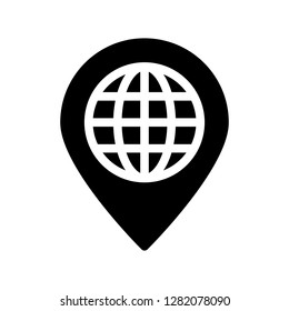 global pin glyphs icon 