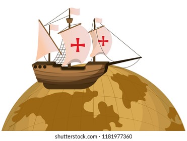 global planet and wood ship transport