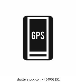 Global Positioning System icon in simple style isolated vector illustration