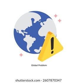 Global Problem Concept isometric Style Illustrations. Eps 10 File