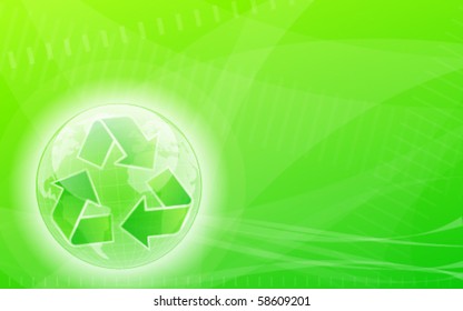global recycling background