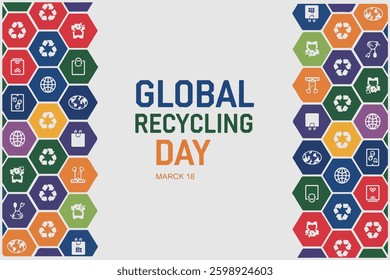Global Recycling Day vector illustration