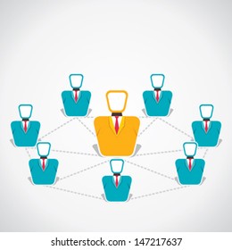 global relation of people stock vector
