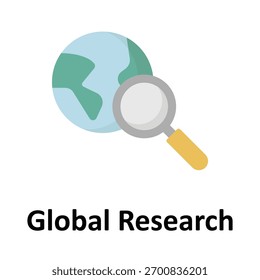 Global Research Vector Icon which can easily modify or edit
