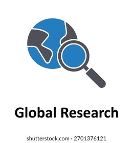 Global Research Vector Icon which can easily modify or edit
