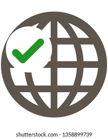 Global right icon