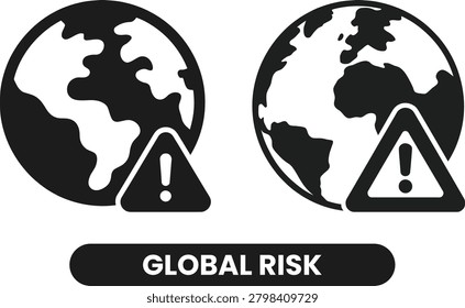 Global Risk Assessment and Climate Crisis Warning Sign
