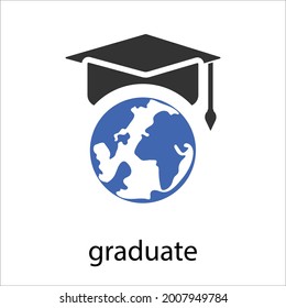 global scholars icon design vector