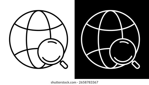 Global Search editable line icon