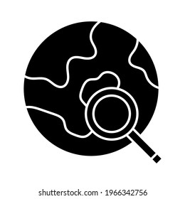 Global search, globe, world icon vector image. Can also be used for seo and web. Suitable for use on web apps, mobile apps and print media.