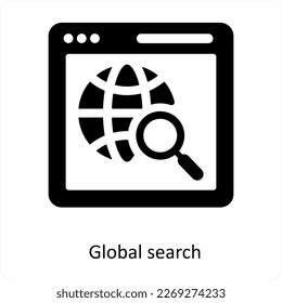 globales Suchbegriff