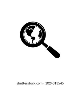 global search icon. Element of logistic for mobile concept and web apps. Icon for website design and development, app development. Premium icon on white background