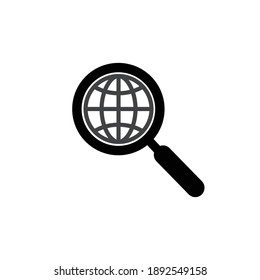 
Global search icon symbol vector